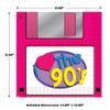 Beistle 90's Floppy Disk Luncheon Napkins 16 Pack 2-Ply Party Tableware view 2