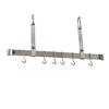 Handcrafted 48" Ceiling Bar w 12 Hooks Stainless Steel view 3