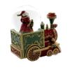 Roman 7.25-Inch Musical Santa with Train Glitterdome  100mm Snow Globe Tabletop Christmas Decoration view 2