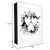 Concept Crystal Key Cabinet Storage Box with Frameless Glass White Board K15 Chic World: Three Hearts view 3