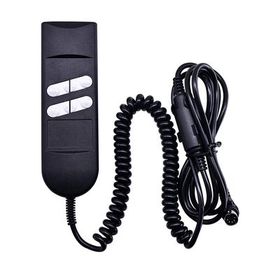 Fromann Recliners Remote Hand Control Handset 180 Degree 5 Pin 4/6 Button with 90 Degree Extension Cord for Power Sofa and Lift Chairs