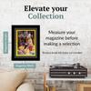 Creative Picture Frames 10 x 12 Magazine Frame with Full-Strength Glass, Holds Up To A 1/4" Thick Media with Installed Hangers for Easy Mounting, 12x14 Manhattan Black Frame with Black Mat view 2