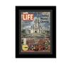 Creative Picture Frames 10.5 x 13.12 Magazine Frame with Full-Strength Glass, Holds Up To A 1/4" Thick Media with Installed Hangers for Easy Mounting, 12x14 Manhattan Black Frame with Black Mat view 1