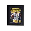 Creative Picture Frames 8 x 10.5 Magazine Frame with Full-Strength Glass, Holds Up To A 1/4" Thick Media with Installed Hangers for Easy Mounting, 10x12 Manhattan Black Frame with Black Mat view 1