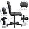 EMMA + OLIVER Mid-Back Black Quilted Vinyl Swivel Task Office Chair view 4