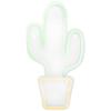 LED Potted Cactus Neon Lighted Wall Art - 18.5" - Green and Yellow view 1