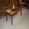 A&L Furniture Amish Hickory Solid Wood Coffee Table, Walnut Finish view 2
