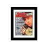 Creative Picture Frames 8.5 x 11.25 Magazine Frame with Full-Strength Glass, Holds Up To A 1/4" Thick Media with Installed Hangers for Easy Mounting, 11x14 Manhattan Black Frame with White Mat view 1