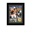 Creative Picture Frames 8 x 10.75 Magazine Frame with Full-Strength Glass, Holds Up To A 1/4" Thick Media with Installed Hangers for Easy Mounting, 10x12 Manhattan Black Frame with Black Mat view 1