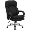 EMMA + OLIVER Hercules Series 24/7 Intensive Use Big & Tall 500 lb. Rated Black Fabric Executive Ergonomic Office Chair with Loop Arms view 3