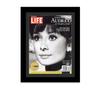 Creative Picture Frames 8.5 x 10.87 Magazine Frame with Full-Strength Glass, Holds Up To A 1/4" Thick Media with Installed Hangers for Easy Mounting, 11x14 Manhattan Black Frame with Black Mat view 1