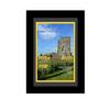 Creative Picture Frames 6.87 x 10 Magazine Frame with Full-Strength Glass, Holds Up To A 1/4" Thick Media with Installed Wall Hangers for Easy Mounting, 8x10 Manhattan Black Frame with Black Mat view 1