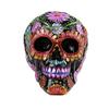 Pacific Giftware Day of The Dead Floral Skull Home Tabletop Decorative Resin Figurine view 1