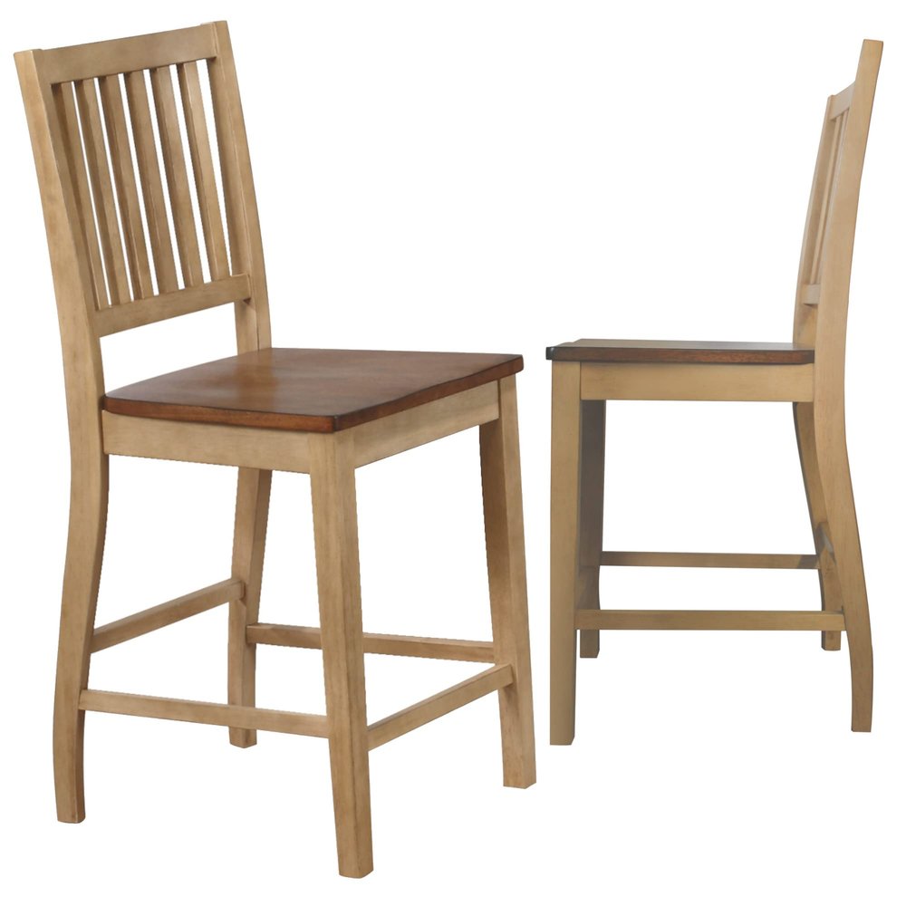 Sunset Trading Brook Barstool, Pecan and Wheat