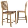 Sunset Trading Brook Barstool, Pecan and Wheat view 1