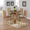 Sunset Trading Brook Barstool, Pecan and Wheat view 4