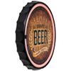LED Craft Beer Bottle Cap Neon Lighted Wall Sign - 12.5" - Red view 4
