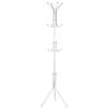 Yosoo Standing Entryway Rack, Rack Stand Metal Hat Rack Hanger, Womens Purse Stick For Bedrooms For Jacket, Purse, Scarf Rack, Umbrella (White) view 1