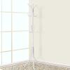 Yosoo Standing Entryway Rack, Rack Stand Metal Hat Rack Hanger, Womens Purse Stick For Bedrooms For Jacket, Purse, Scarf Rack, Umbrella (White) view 2
