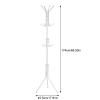 Yosoo Standing Entryway Rack, Rack Stand Metal Hat Rack Hanger, Womens Purse Stick For Bedrooms For Jacket, Purse, Scarf Rack, Umbrella (White) view 4