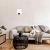 Stupell Industries Minimal Monochrome Black Cat Peeking from Below Wall Plaque, 12 x 12, Multi-Color view 2