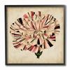 The Stupell Home Decor Striking Striped Tulip Bloom Aged Painting Framed Texturized Art, 12 x 12, Proudly Made in USA view 1