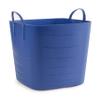 Life Story 25 Liter 6.6 Gallon Durable Plastic Storage Tote, Blue (12 Pack) view 1