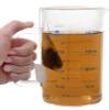 hBARSCI Industrial Beaker Mug, 500ml - Extra Heavy Duty 3.3 Borosilicate Glass - Tall Form, with Spout - Double Sided, Printed Graduations in Cups, Ounces & Milliliters view 2