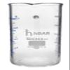 hBARSCI Industrial Beaker Mug, 500ml - Extra Heavy Duty 3.3 Borosilicate Glass - Tall Form, with Spout - Double Sided, Printed Graduations in Cups, Ounces & Milliliters view 3