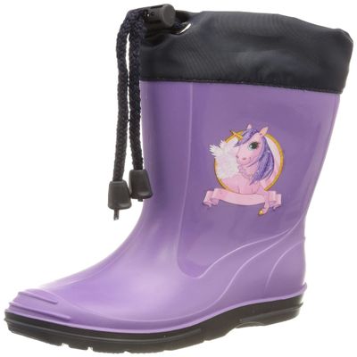 Beck Mdchen^Mdchen Gummistiefel Wellington Boots, Violett, 34 EU