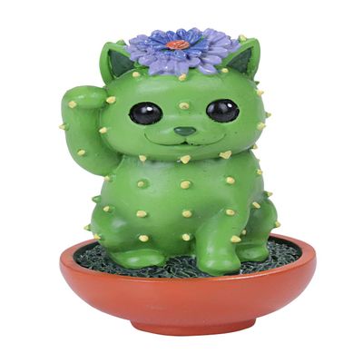 Maneki Neko - Cacti Animal Collectible Figurine