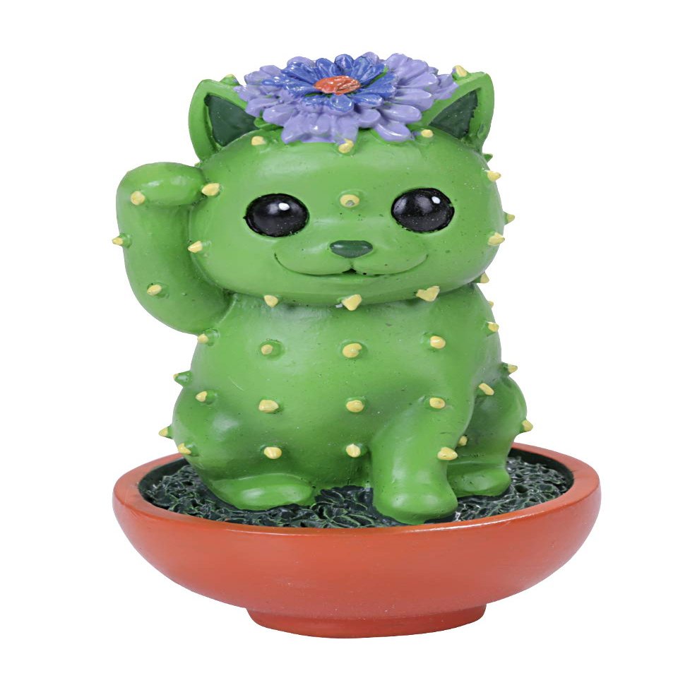 Maneki Neko - Cacti Animal Collectible Figurine