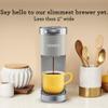 Keurig K-Mini Plus Single Serve K-Cup Pod Coffee Maker, with 6 to 12oz Brew Size, Stores up to 9 K-Cup Pods, Travel Mug Friendly, Studio Gray view 3