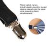 ENJOYGOUS Bed Sheet Holder Straps Adjustable Triangle Sheet Straps Fitted Sheet Straps Suspenders Fastener Grippers Corner for King Queen Twin Size, Mattress Covers, Sofa Cushion (Black, 4 Pack) view 3
