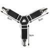 ENJOYGOUS Bed Sheet Holder Straps Adjustable Triangle Sheet Straps Fitted Sheet Straps Suspenders Fastener Grippers Corner for King Queen Twin Size, Mattress Covers, Sofa Cushion (Black, 4 Pack) view 4