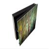 Concept Crystal Decorative Key Storage Cabinet with Glass White Board K10A: Old Wood view 4