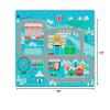 Flagship Carpet Colorful, Creative Snow Place Like Home Children Classroom Rug - Rectangle, 10'6 x 13'2 view 3