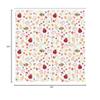 Ambesonne Bee Shower Curtain, Autumn Themed Doodle Pattern with Bugs Plants Herbs Flower Mushroom in The Forest, Cloth Fabric Bathroom Decor Set with Hooks, 69" W x 84" L, Dark Peach Vermilion view 3