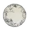 222 Fifth Adelaide 16-Piece Casual Grey Porcelain Dinnerware Set  Service for 4, Classic Toile Bird & Floral Design, Microwave & Dishwasher Safe, for Everyday Dining & Entertainment view 3