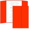 Gatefold Invitation Enclosure - 5 x 7, Matte Cayenne, 25 Pack view 1