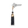 Fun Express - Black Grad Tassel Key Chain for Graduation - Apparel Accessories - Key Chains - Novelty Key Chains - Graduation - 12 Pieces view 1