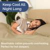 King Sheet Set - 100% Cotton Sheets - 4 Piece King Size Cotton Bed Set with Deep Pockets up to 16 Inches - Ultra Soft, Breathable & Cooling - Comfy, Fade & Stain Resistant - Machine Washable - Beige view 4