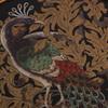 NOVICA Peacock Glass Hand Crafted Tray, Multicolor, 'Mystic Peacock' view 4