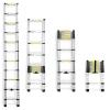3.2m Portable Heavy Duty Multi-Purpose Aluminium Telescopic Ladder Extendable US view 4