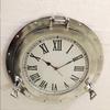 Antique Marine Brass Ship Porthole Clock Nautical Wall Clock Home Decorative (20" inches) view 4