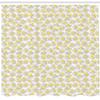 Ambesonne Apothecary Shower Curtain, Spring Chamomile Petals Bloom Seasonal Field Daisy Bouquet Pattern, Cloth Fabric Bathroom Decor Set with Hooks, 69" W x 84" L, Yellow and Sage Green view 2