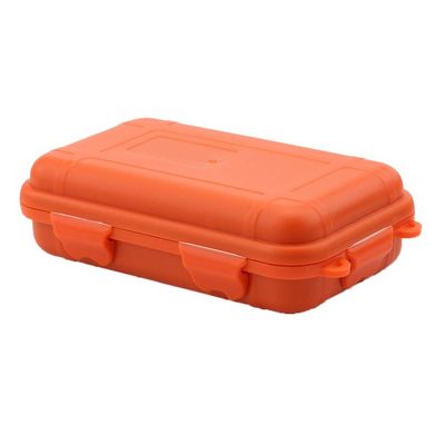 Shockproof Box, Shockproof Survival Storage Container Case for Outdoor Activity(Orange,S)