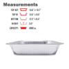 (30 Pack) Premium Lasagna Pans 14" x 10" x 3 Heavy Duty l Disposable Aluminum Foil for Roasting Turkey, Baking, or Cooking view 3