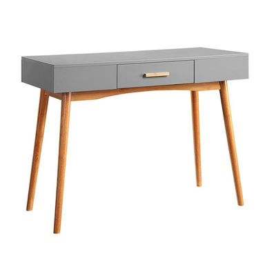Convenience Concepts Oslo 1 Drawer Desk, Gray
