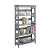 Convenience Concepts Omega 5 Tier Bookcase, Gray view 1